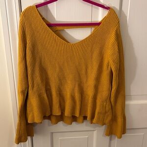 Women's Mustard Yellow Sweater